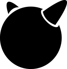 Os Bsd Stencil Svg Design File, Free Vectors File